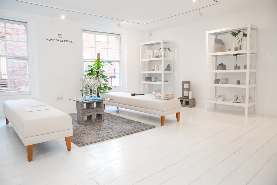A bright, airy treatment room in daylight